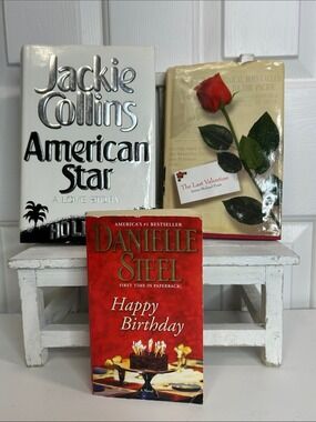 Jackie Collins, Danielle Steel & James Michael Pratt Book Bundle